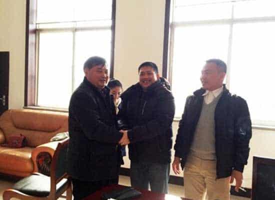 sign the contract to order the block machine