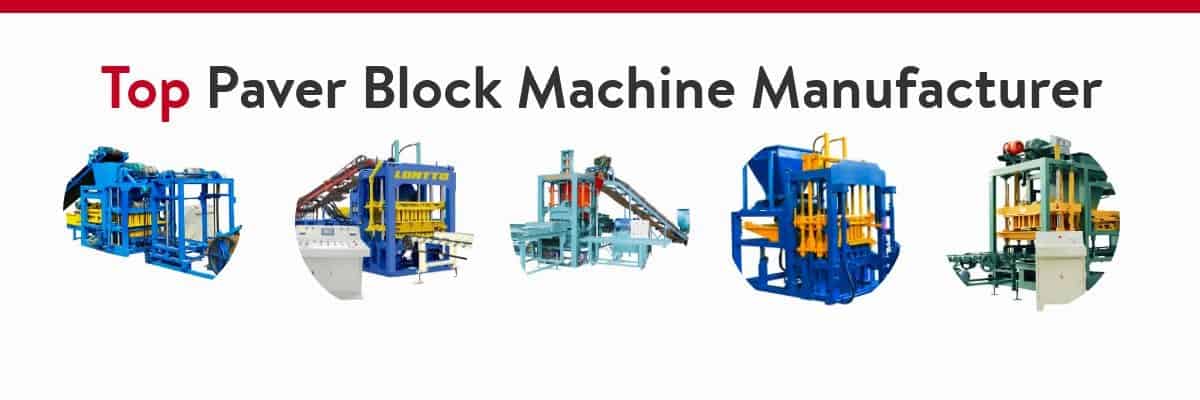 Paver block machines manufacturing