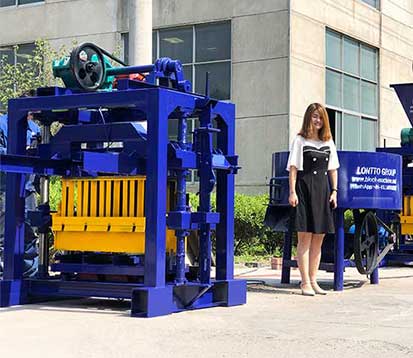 Машина для производства бетонных блоков - Филиппины