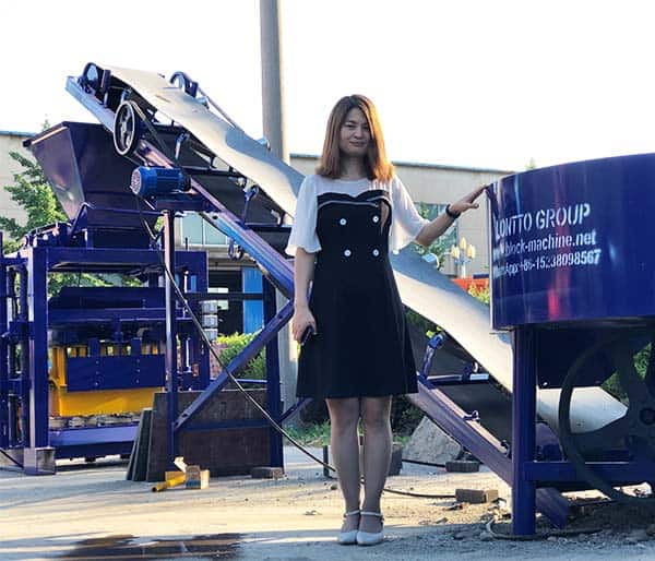 машина для производства пустотелых блоков на Филиппинах