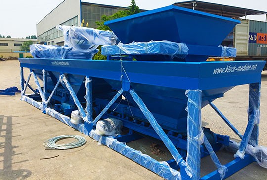 interlocking-brick-machine-batching-plant is sent to Jamaica