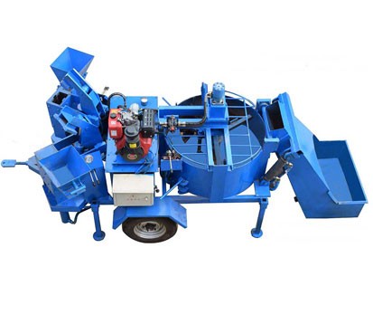 Máquina fabricadora de ladrillos de arcilla con motor diesel M7MI TWIN