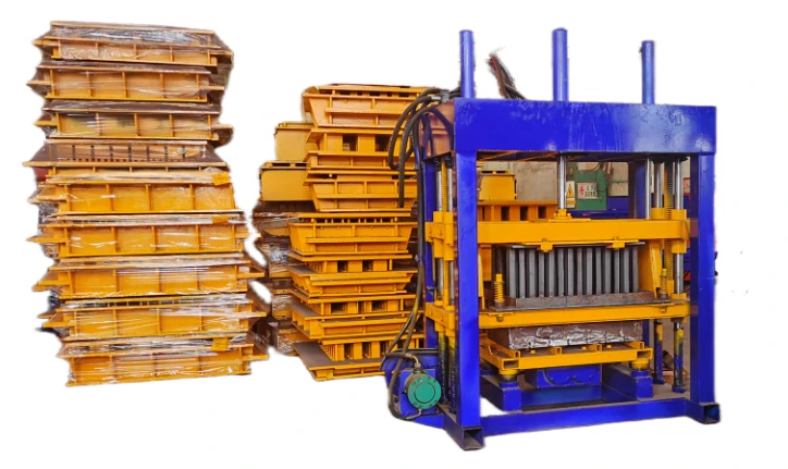 qc4-30 small hydraulic block machine with mould