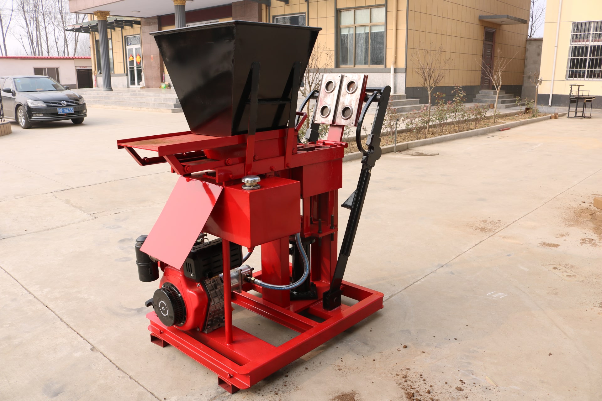 eco brb interlocking clay brick machine