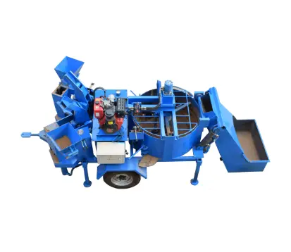 Machine de fabrication de briques diesel jumelées m7mi pour la vente lontto