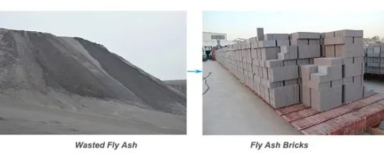fly ash brick production